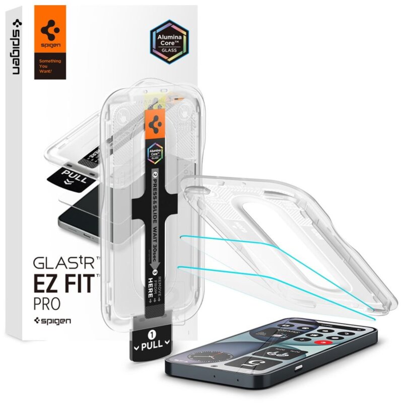 Szkło hartowane SPIGEN Glas.tR EZ Fit Pro do Nothing Phone 4A (2 szt.)