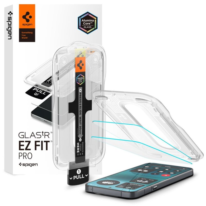 Szkło hartowane SPIGEN Glas.tR EZ Fit Pro do Nothing Phone 4A Pro (2 szt.)
