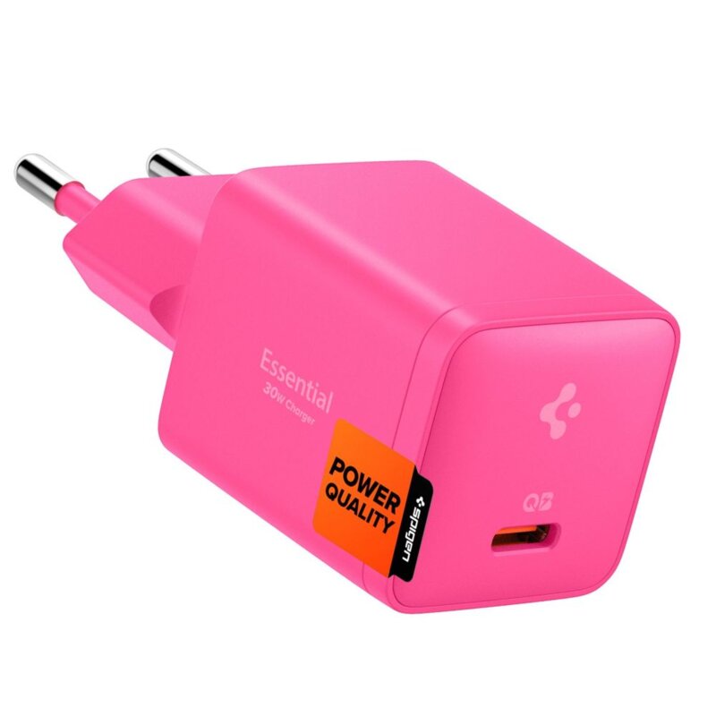 Ładowarka sieciowa SPIGEN Essential EE301EU 30W Różowy ładowarka do telefonu USB-C