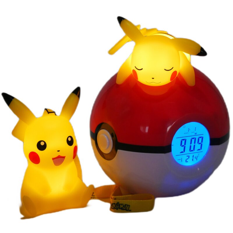 Zabawka budzik z lampką nocną TEKNOFUN Pokemon Pikachu