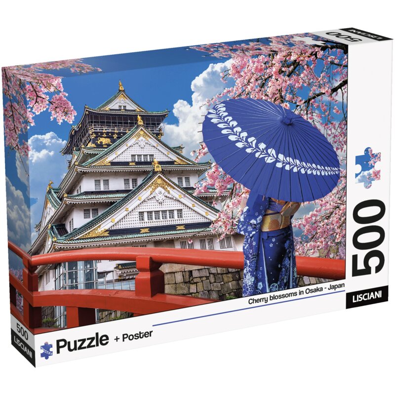 Puzzle LISCIANI Cherry blossoms in Osaka - Japan 304-120994 (500 elementów)
