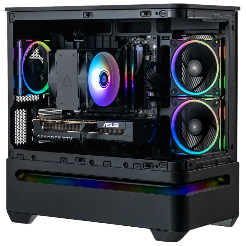 Komputer MAD DOG Powered By Asus AP202-A01WR16WP R5-7500F 16GB RAM 1TB SSD GeForce RTX5060 DLSS 4.5 Wi-Fi Windows 11 Professional