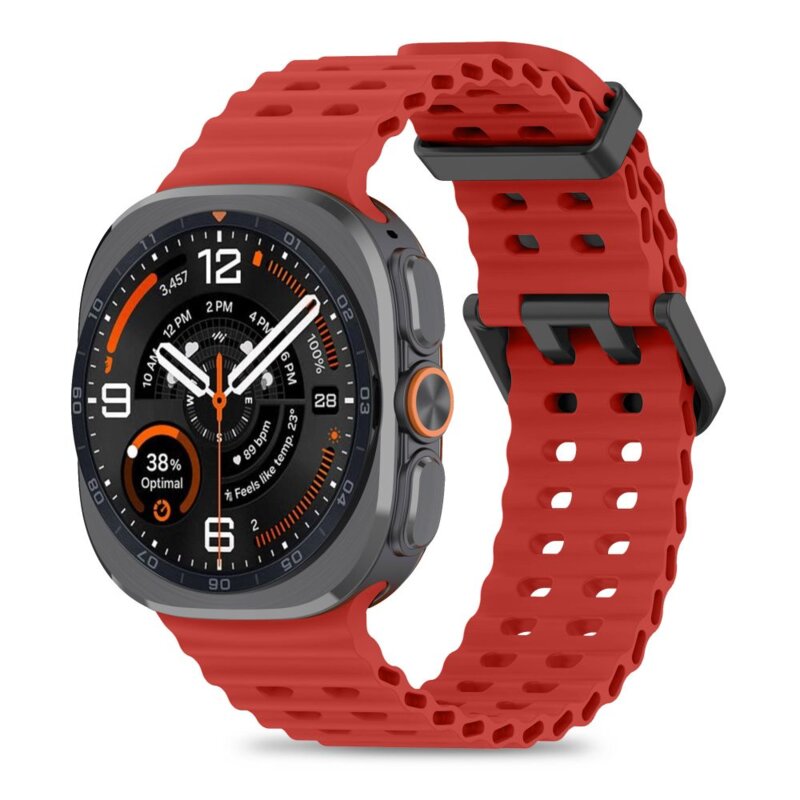 Pasek TECH-PROTECT Iconband Pro do Samsung Galaxy Watch Ultra 1-2 2024-2026 47 mm Czerwony
