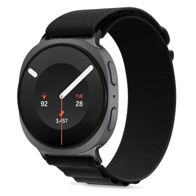 Pasek TECH-PROTECT Nylon Pro do Samsung Galaxy Watch 8/9/Classic do koperty 40/44/46 mm Czarny