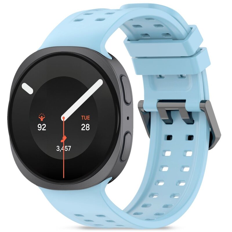 Pasek TECH-PROTECT Silicone Air do Samsung Galaxy Watch 8/9/Classic do koperty 40/44/46 mm Jasnoniebieski