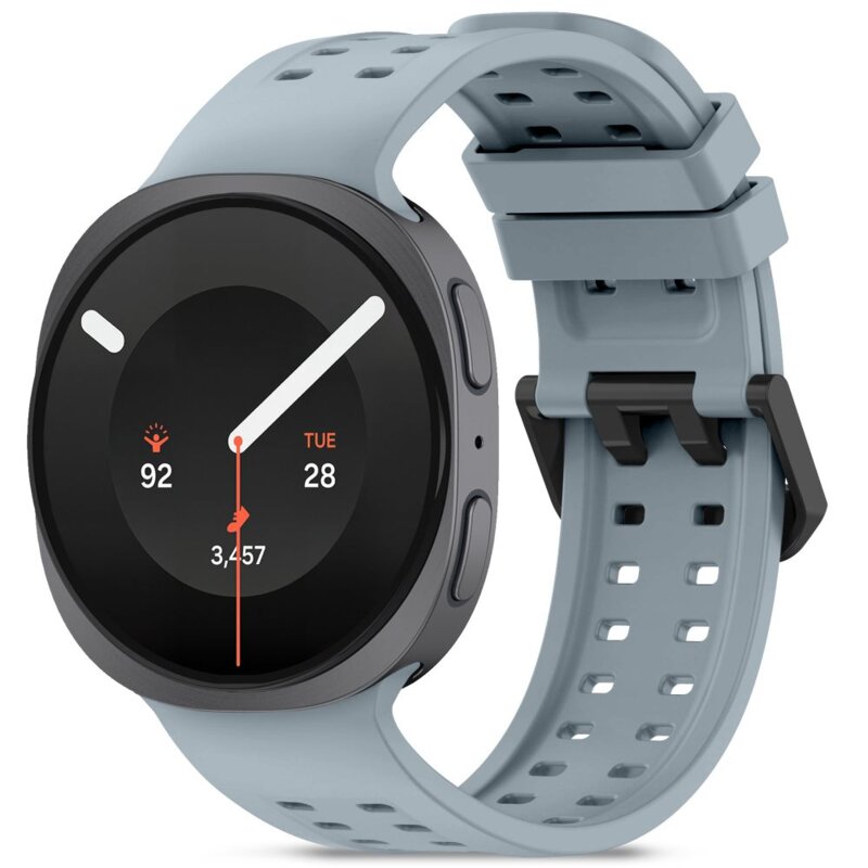 Pasek TECH-PROTECT Silicone Air do Samsung Galaxy Watch 8/9/Classic do koperty 40/44/46 mm Szary