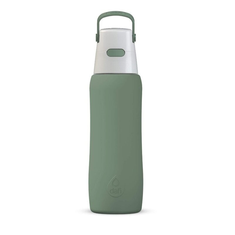 Butelka filtrująca DAFI Solid SiliconeFit 700 ml Szałwiowy