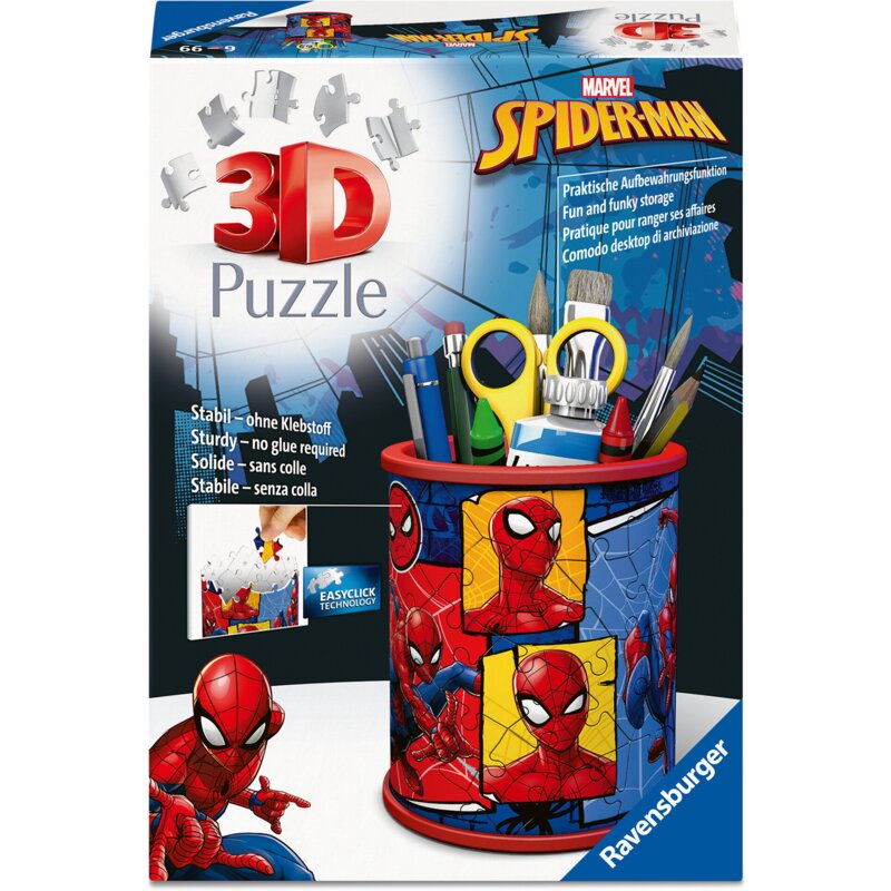 Puzzle 3D RAVENSBURGER Spider-Man Przybornik 12008087 (54 elementy)