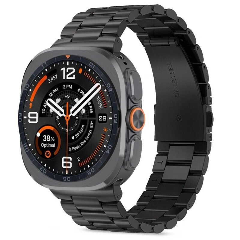 Pasek TECH-PROTECT Stainless do Samsung Galaxy Watch Ultra 1/2 2024-2026 do koperty 47 mm Czarny