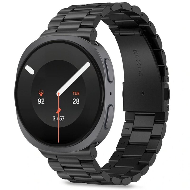 Pasek TECH-PROTECT Stainless do Samsung Galaxy Watch 8/9/Classic do koperty 40/44/46 mm Czarny