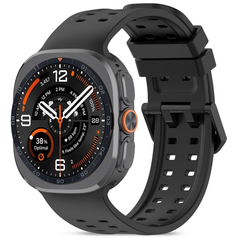Pasek TECH-PROTECT Silicone Air do Samsung Galaxy Watch 1/2 2024-2026 do koperty 47 mm Czarny