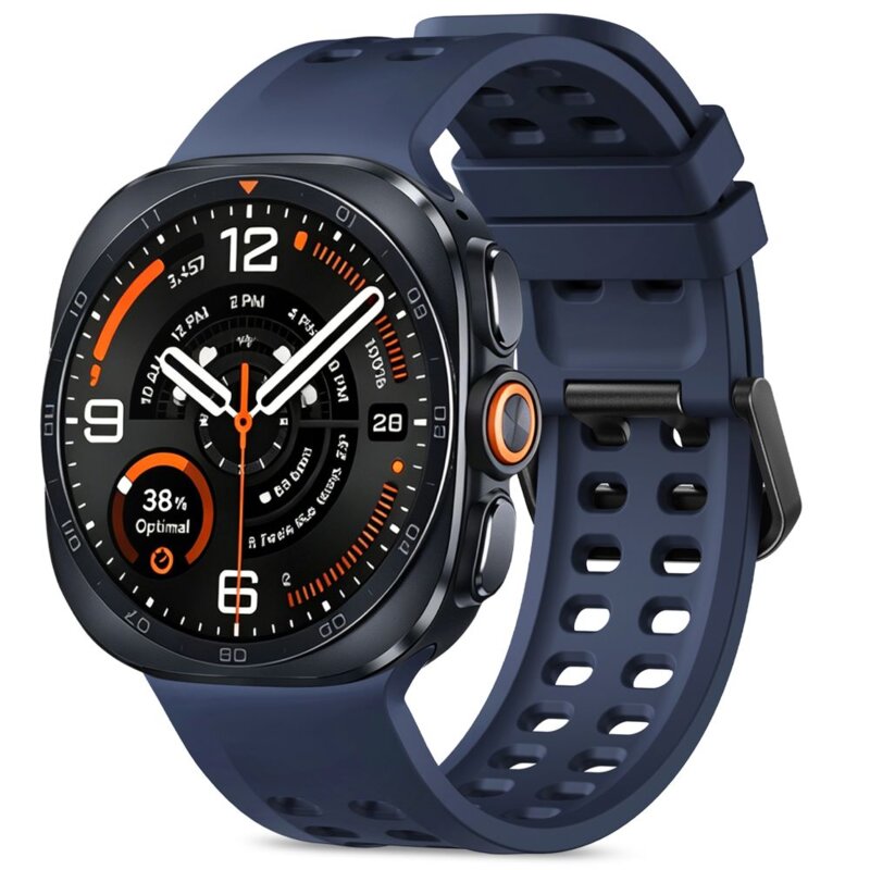 Pasek TECH-PROTECT Silicone Air do Samsung Galaxy Watch Ultra 1/2 2024-2026 do koperty 47 mm Granatowy