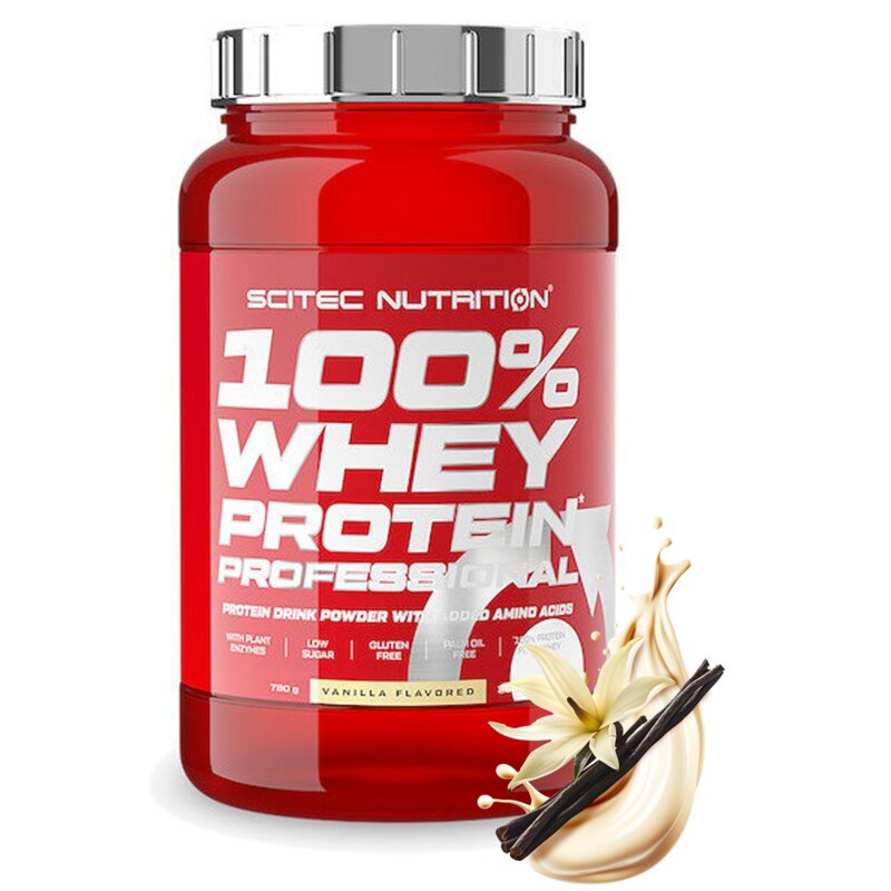 Odżywka białkowa SCITEC NUTRITION 100% Whey Protein Professional Waniliowy (780 g)