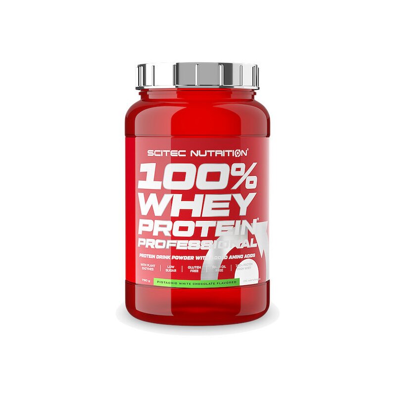 Odżywka białkowa SCITEC NUTRITION 100% Whey Protein Professional Pistacja z białą czekoladą (780 g)