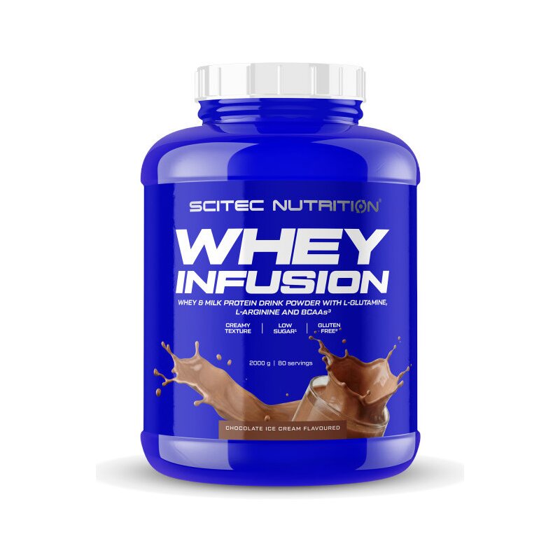 Odżywka białkowa SCITEC NUTRITION Whey Infusion Lody Czekoladowe (2000 g)