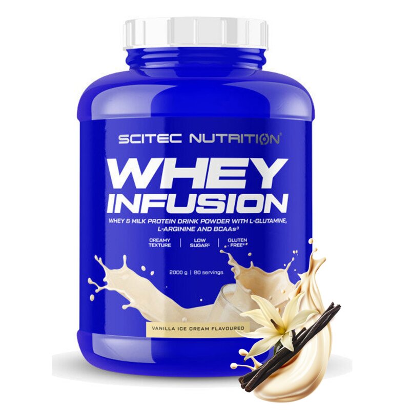 Odżywka białkowa SCITEC NUTRITION Whey Ifusion Lody waniliowe (2000 g)