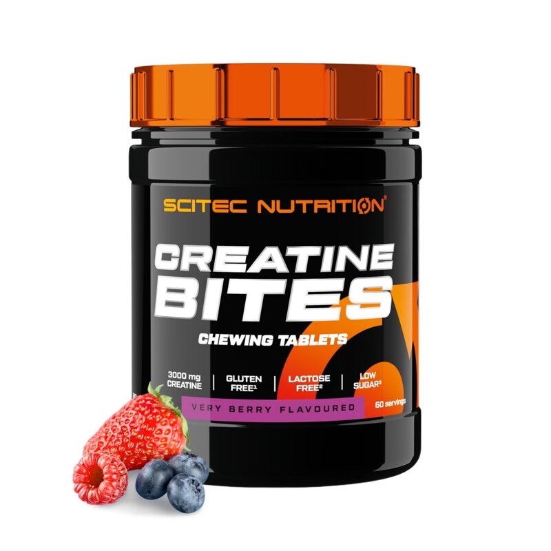 Kreatyna SCITEC NUTRITION Creatine Bites Very Berry Flavoured (240 tabletek)
