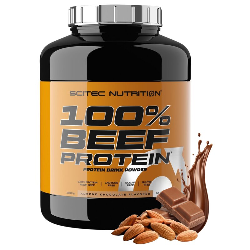 Odżywka białkowa SCITEC NUTRITION 100 Beef Protein Czekoladowo-migdałowy (1800 g)