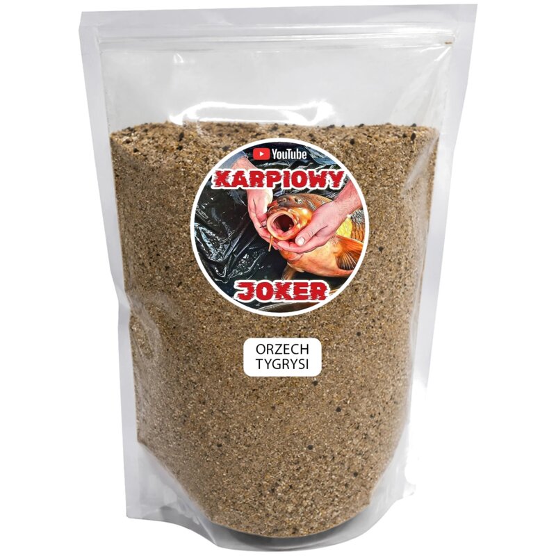 Zanęta KARPIOWY JOKER Premium Orzech Tygrysi (1 kg)