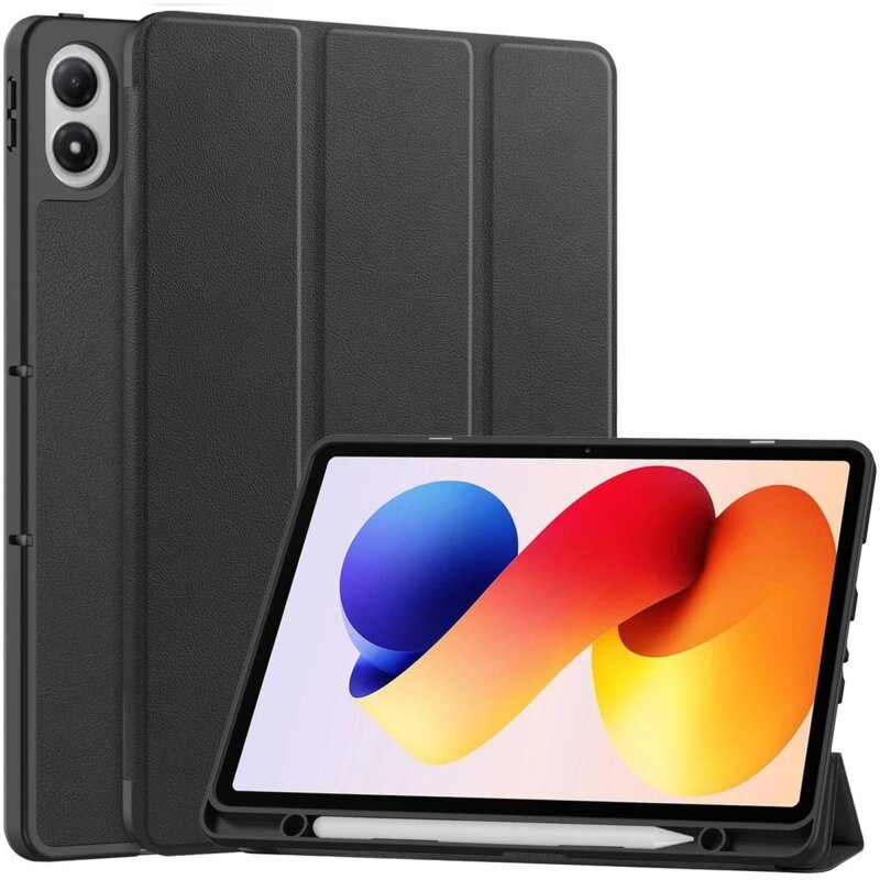 Etui na Xiaomi Poco Pad M1 / Redmi Pad 2 Pro BIZON Case Tab Lizard Czarny