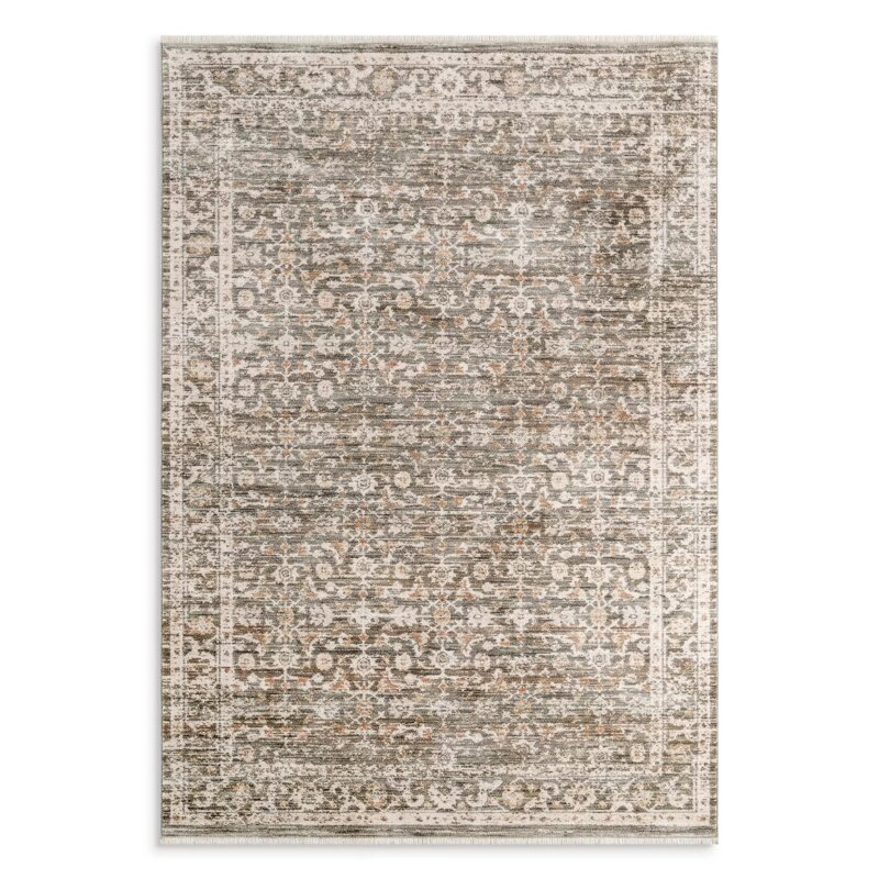 Dywan EUROFIRANY Montreal 60 x 100 cm Zielono-beżowy