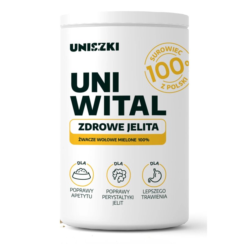 Suplement dla psa UNISZKI UniWital Zdrowe jelita 180 g