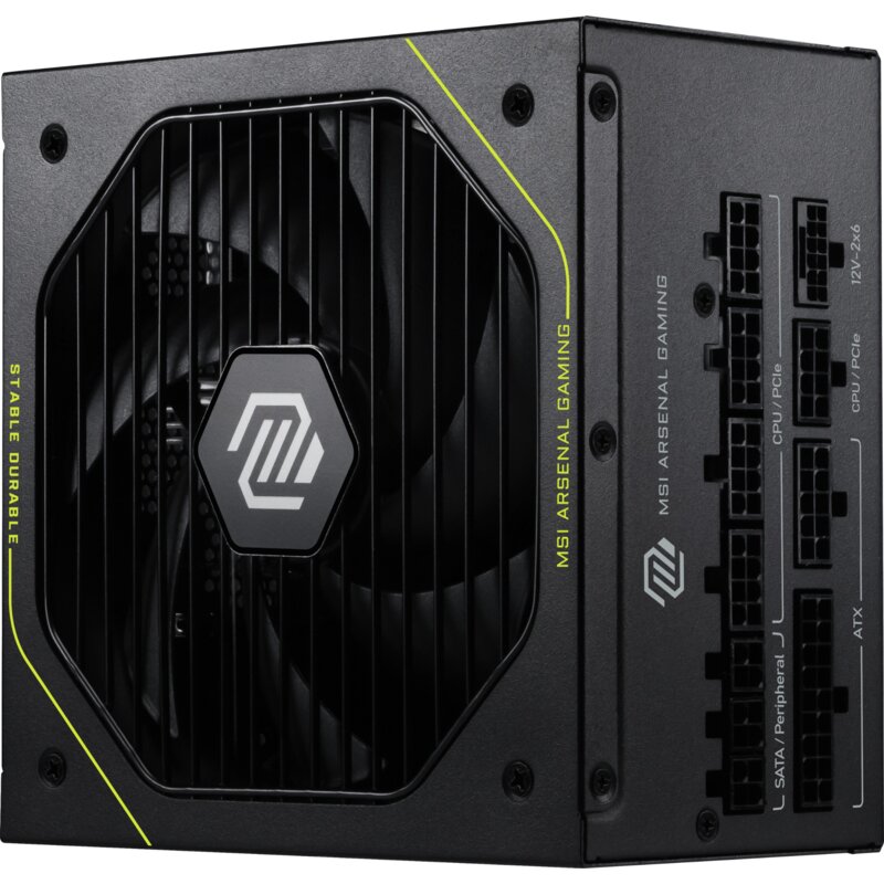 Zasilacz MSI MAG A1000PLS PCIE5 1000W 80 Plus Platinum