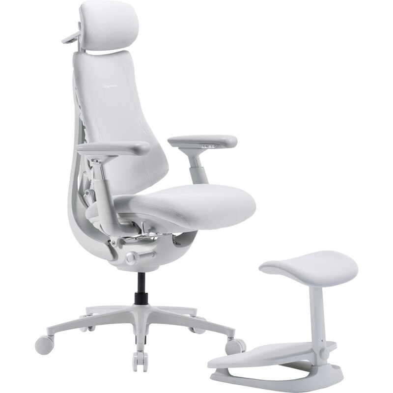 Krzesło biurowe ergonomiczne LIBERNOVO OC1-PRO Biały