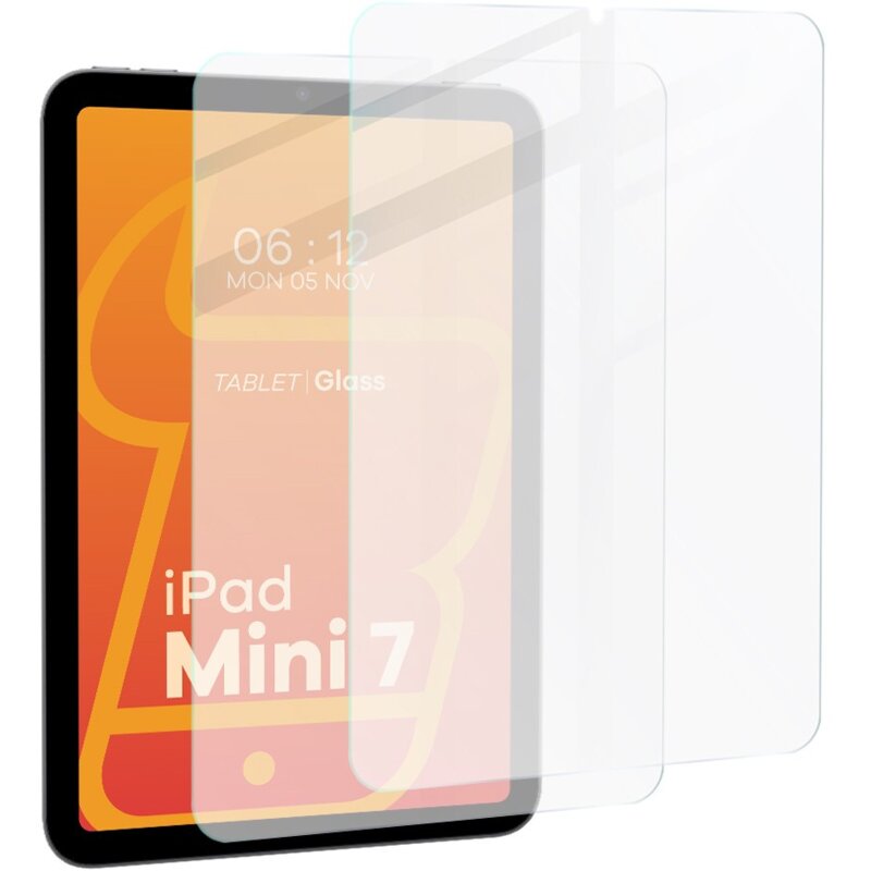 Szkło hartowane BIZON Glass Tab Clear Duo do Apple iPad Mini 7/6 gen. (2 szt.)
