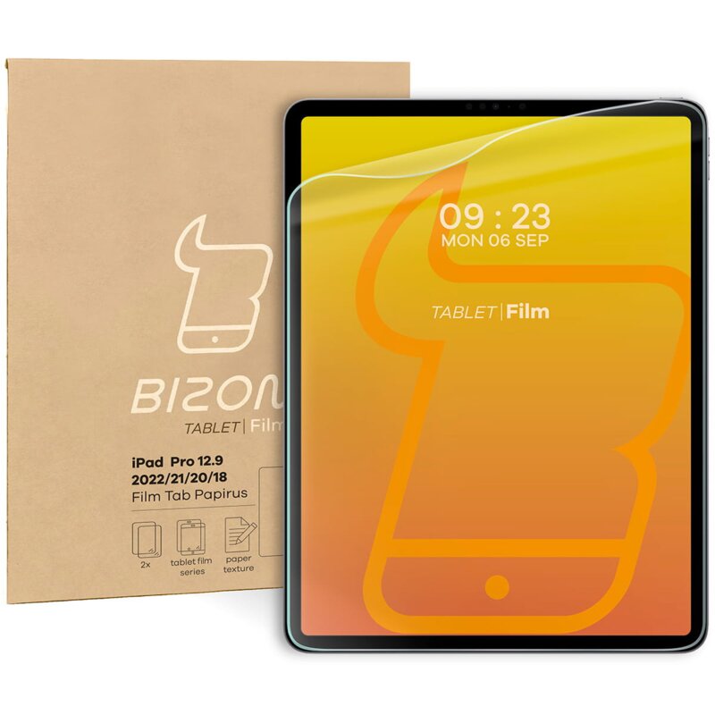 Folia ochronna BIZON Film Tab Papirus Duo do Apple iPad Pro 12.9" (2 szt.)