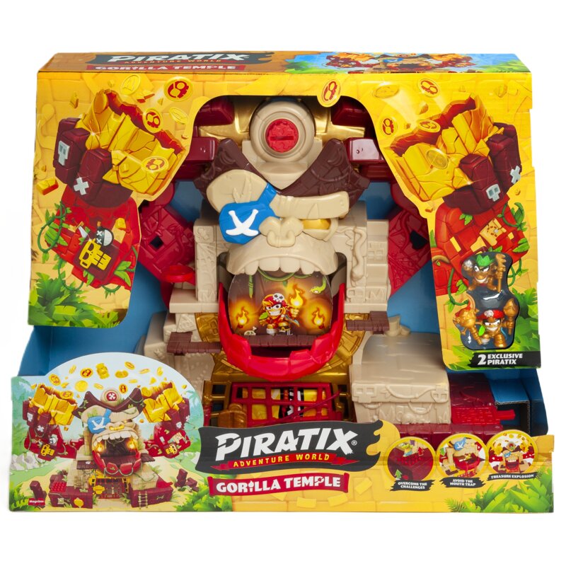 Zestaw figurek PIRATIX Wild Kingdom Gorilla Temple PPXSP112IN40