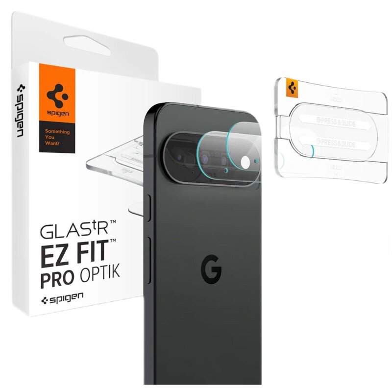 Nakładka na obiektyw SPIGEN Optik Pro Glas.tR EZ FIT do Google Pixel 11 (2 szt.)