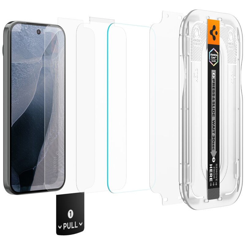 Szkło hartowane SPIGEN Glas.TR EZ Fit Pro  do Google Pixel 11 Pro XL Przezroczysty (2 szt.)
