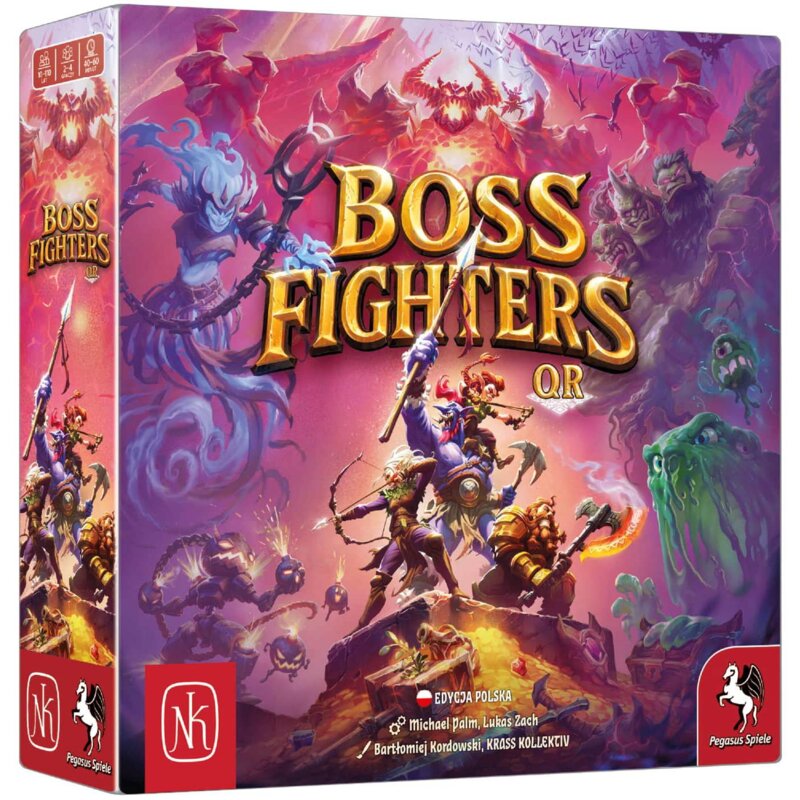 Gra karciana NASZA KSIĘGARNIA Boss Fighters QR