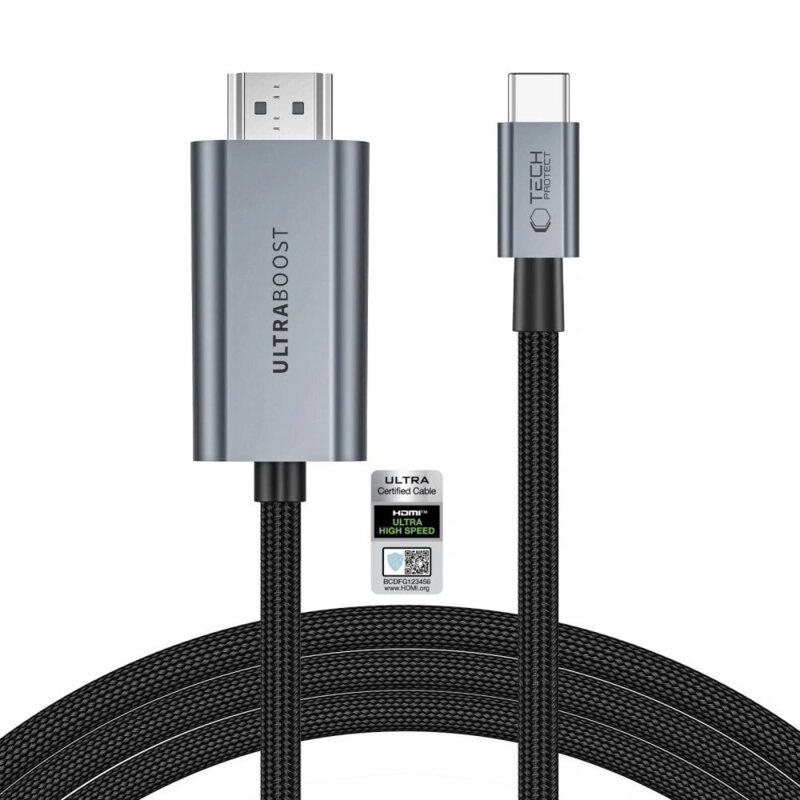 Kabel HDMI - USB-C TECH-PROTECT UltraBoost 2.1 8K 60HZ 2m