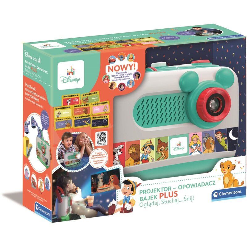 Zabawka edukacyjna CLEMENTONI Disney Projektor-Opowiadacz Bajek Plus 50455