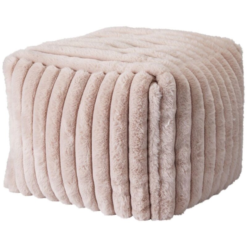 Pufa KOOPMAN 38 x 38 x 28 cm Taupe