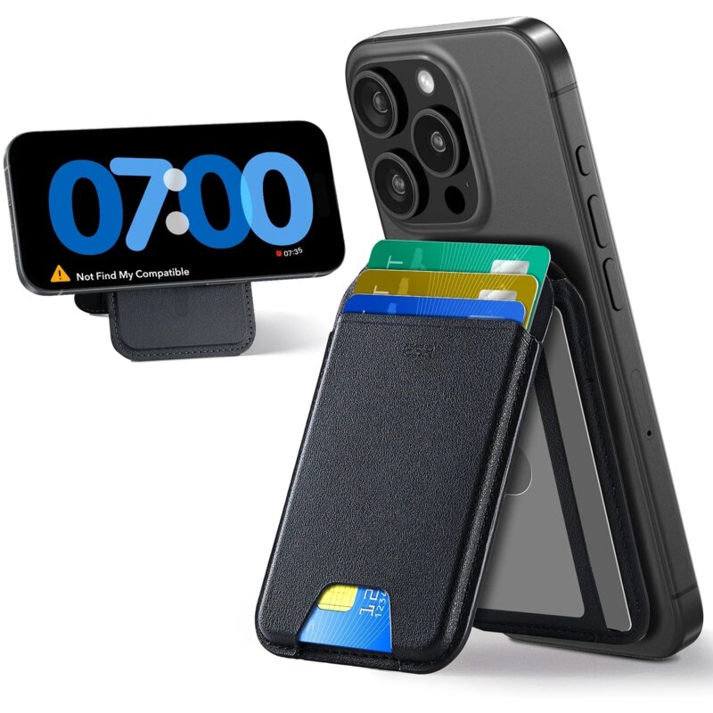 Etui portfel ESR Classic Magnetic Wallet Czarny
