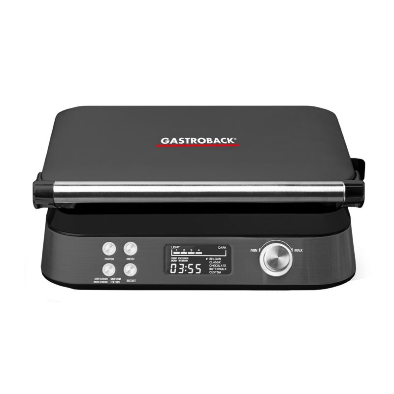 Gofrownica GASTROBACK 42449 1600W LCD 5 trybów pieczenia