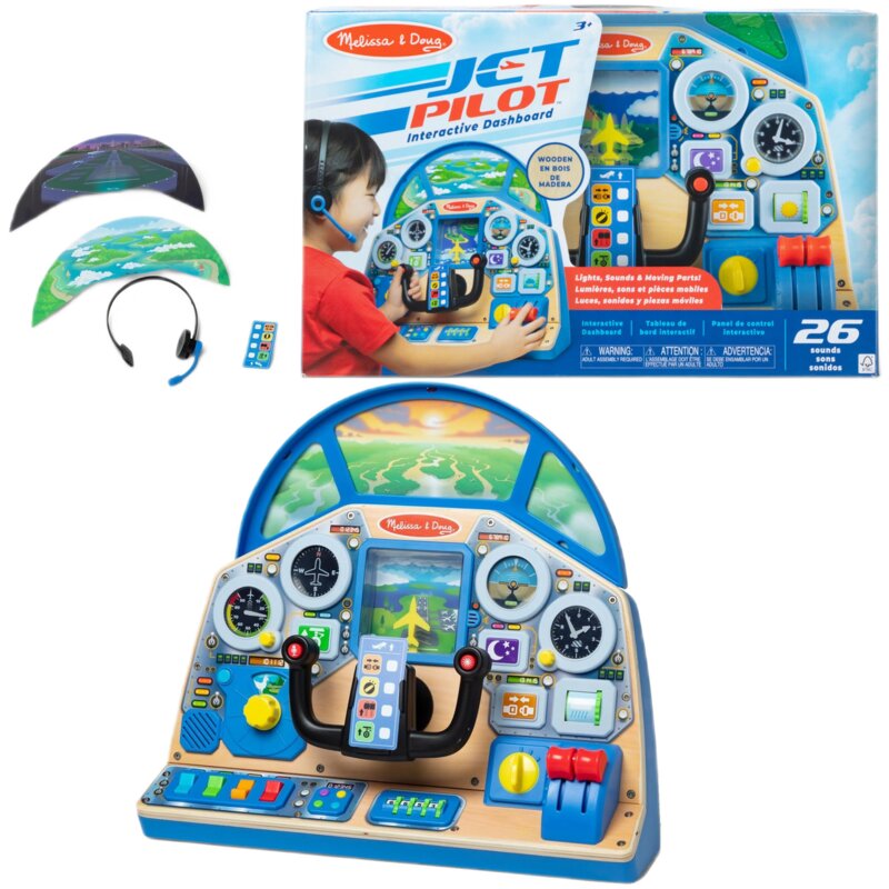 Zabawka interaktywna MELISSA&DOUG Pilot odrzutowca 95030070