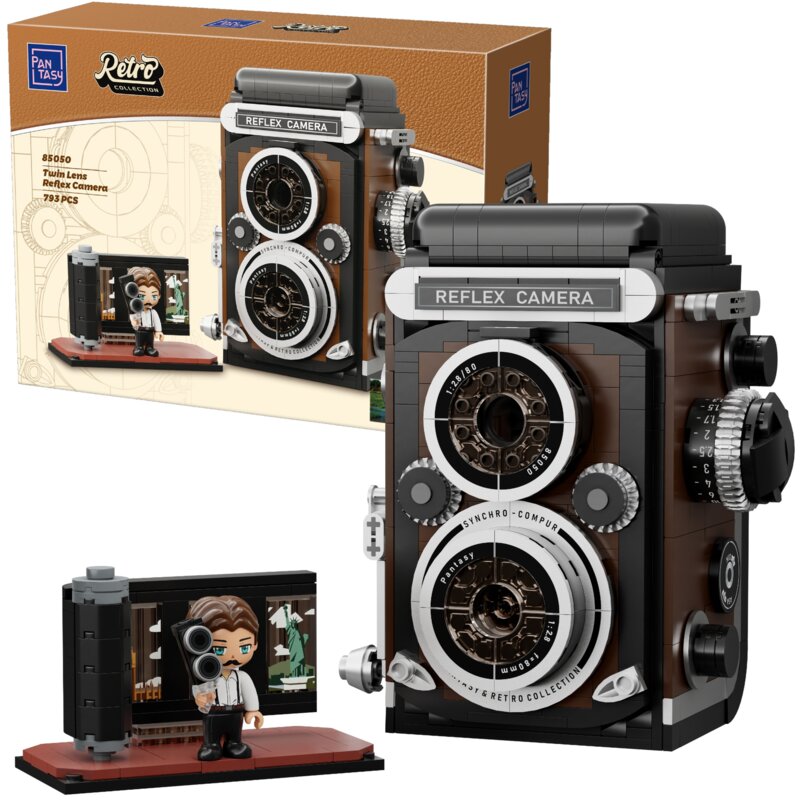 Klocki plastikowe PANTASY Retro collection Aparat lustrzany Twin Lens 85050
