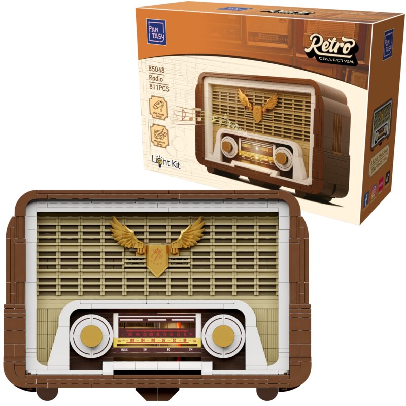 Klocki plastikowe PANTASY Retro collection Radio lampowe 85048