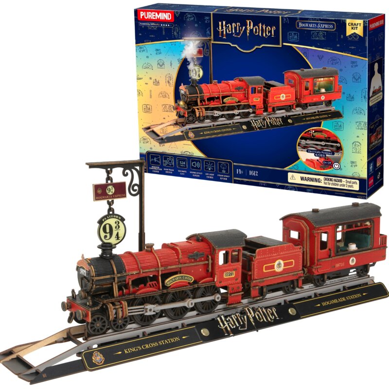 Puzzle 3D PUREMIND Harry Potter Ekspres do Hogwartu 1612 (524 elementów)