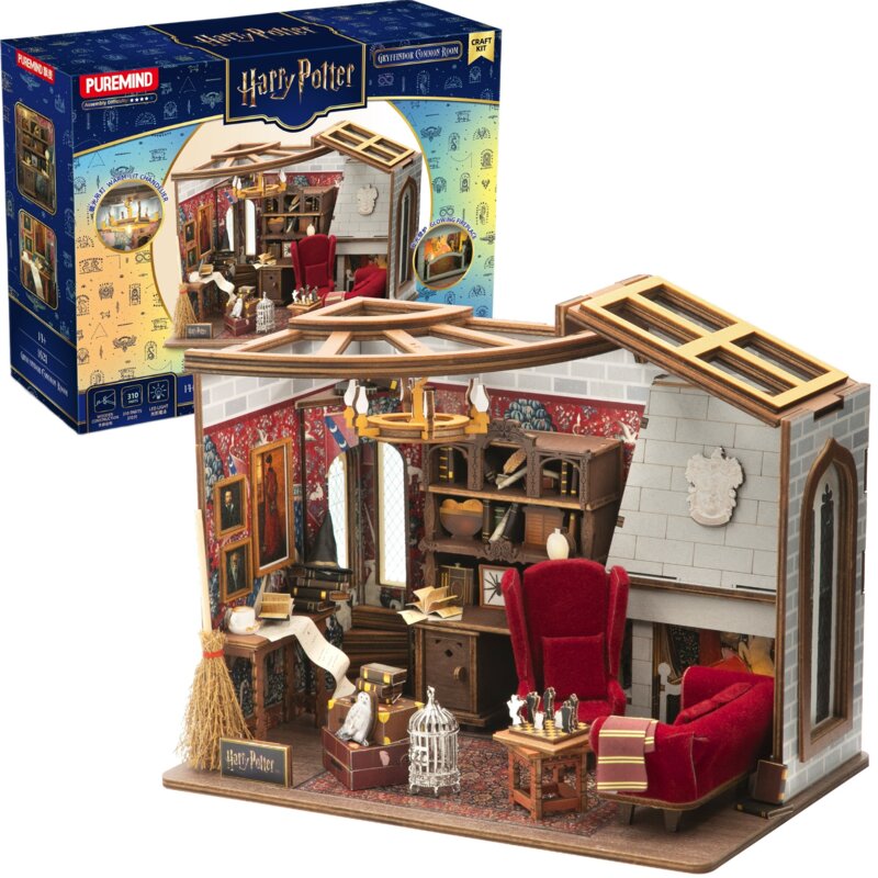 Puzzle 3D PUREMIND Harry Potter Pokój Wspólny Gryffindoru 1621 (310 elementów)