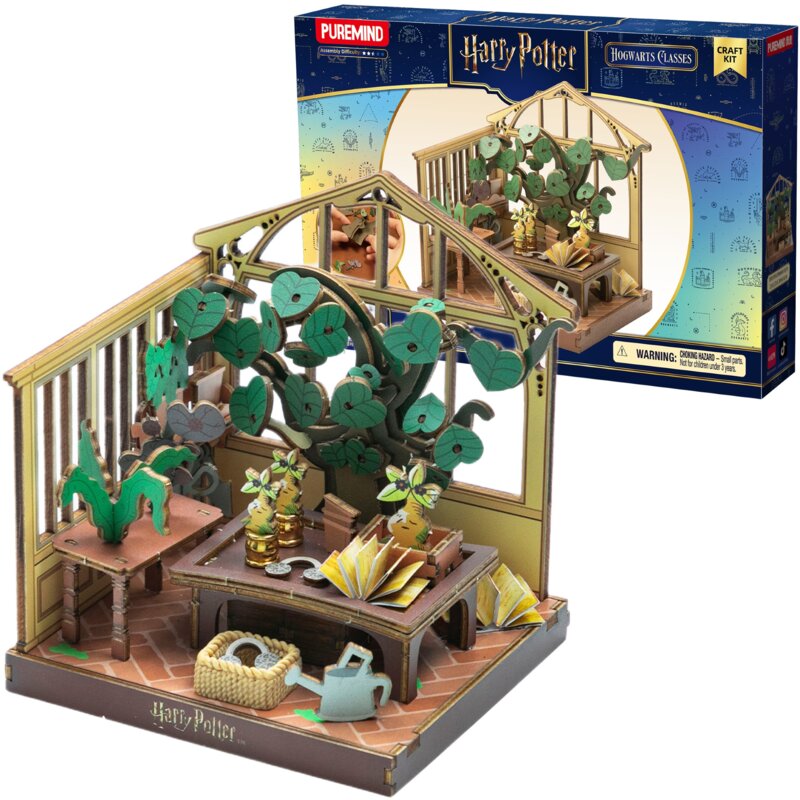 Puzzle 3D PUREMIND Harry Potter Lekcje Zielarstwa 1624 (101 elementów)