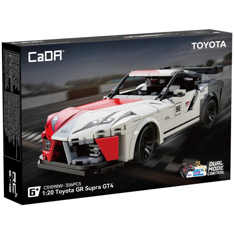 Klocki plastikowe CADA Toyota GR Supra GT4 Zdalne sterowanie C51098W