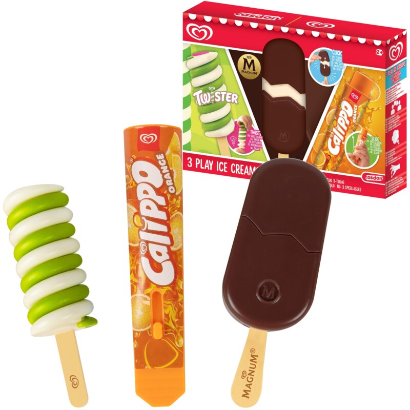 Zabawka lody na patyku CASDON Play Ice Cream Twister Magnum Calippo 31550