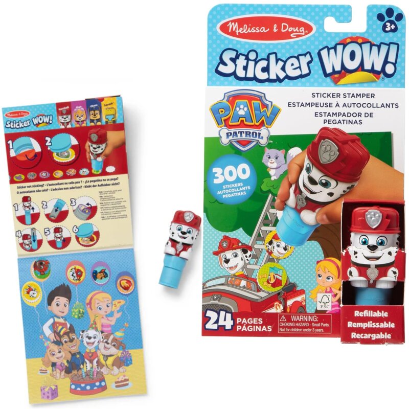Zestaw kreatywny MELISSA&DOUG Naklejki Sticker Wow Psi Patrol 6074891 20155249