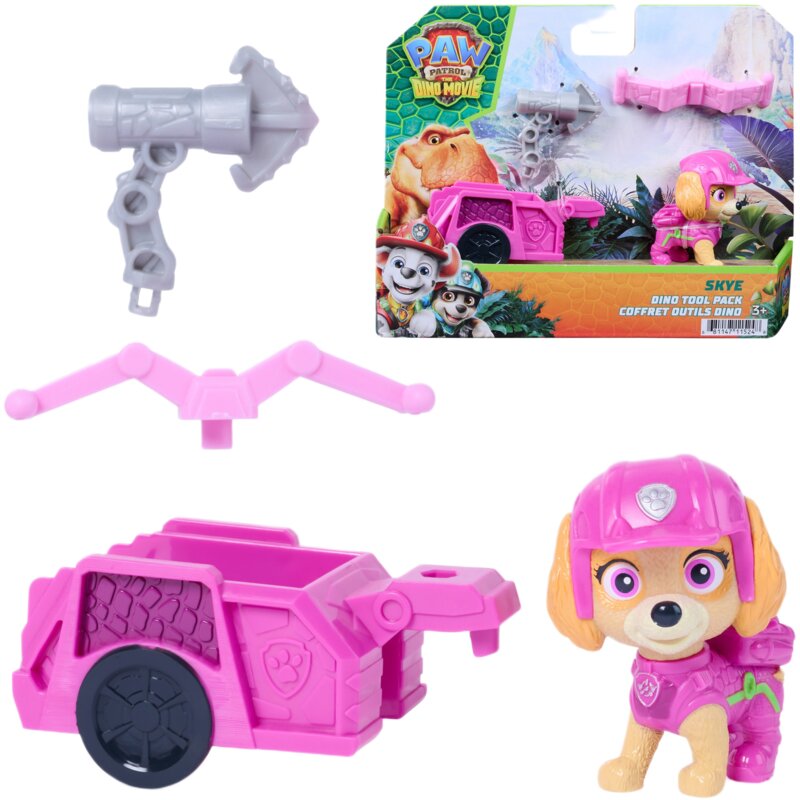 Figurka SPIN MASTER Psi Patrol Dino Movie Skye z przyczepką ratunkową 6076022