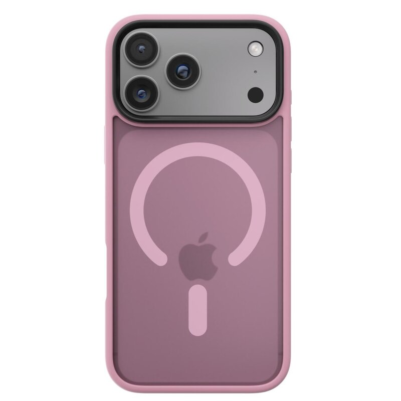 Etui NEXT ONE Pink Mist Shield MagSafe do Apple iPhone 17 Pro Różowo-przeźroczysty